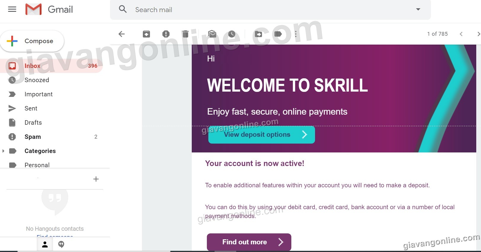 ví Skrill Moneybookers